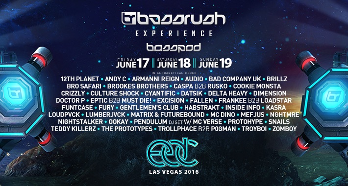 Announcing Edc Las Vegas 16 Basspod Lineup Bassrush